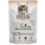 Ollo Slapjā kaķu barība Pouch Nr. 10 Trusis un Pīle 85 g – Pieaugušiem kaķiem gabaliņi mērcē