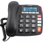 OLYMPIA 4520 Analog Corded Telephone Black - White (2294)