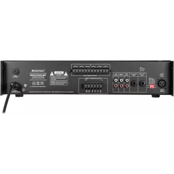 OMNITRONIC MAVZ-240.6P 240W 6 zonu PA miksera pastiprinātājs ar Bluetooth, USB, SD 80709789