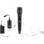 OMNITRONIC komplekts FAS TWO + dinamiskais bezvadu mikrofons + ķermeņa raidītājs + austiņu mikrofons 660-690MHz (20000970)