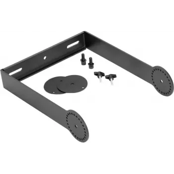 OMNITRONIC grozāmais kronšteins PAS-210/210A MK4 skaļruņa sienas stiprinājumam, tērauds, melns, 10 kg slodze 11039573