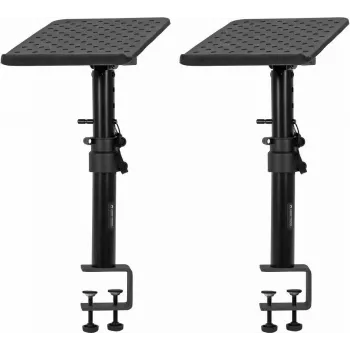 OMNITRONIC TMO-4 monitora statīvu pāris 800-1300mm regulējams augstums tērauds melns 60004213
