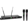 OMNITRONIC UHF-602 2 kanālu bezvadu mikrofonu sistēma 823-832/863-865 MHz 13063602
