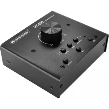 OMNITRONIC VC-22 aktīvais skaļuma regulators, stereo, sienas montāžas, balts 10355797