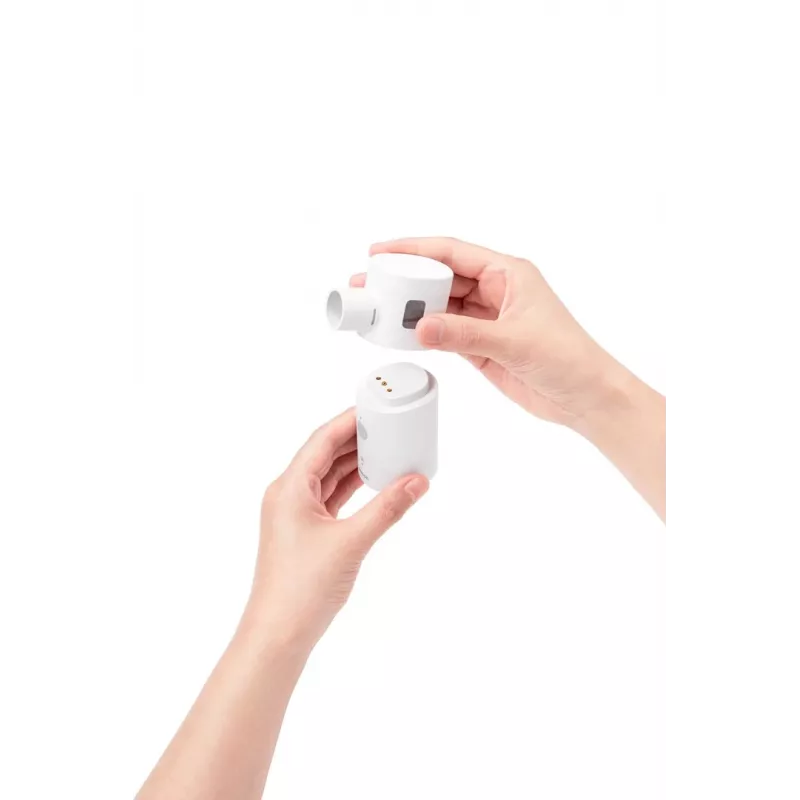 OMRON MicroAIR GO U300 Nebulizators - Pārnēsājams vibrējošā sieta nebulizators pieaugušajiem un bērniem, rokas, kluss <20 dB, iekļautas maskas un baterijas