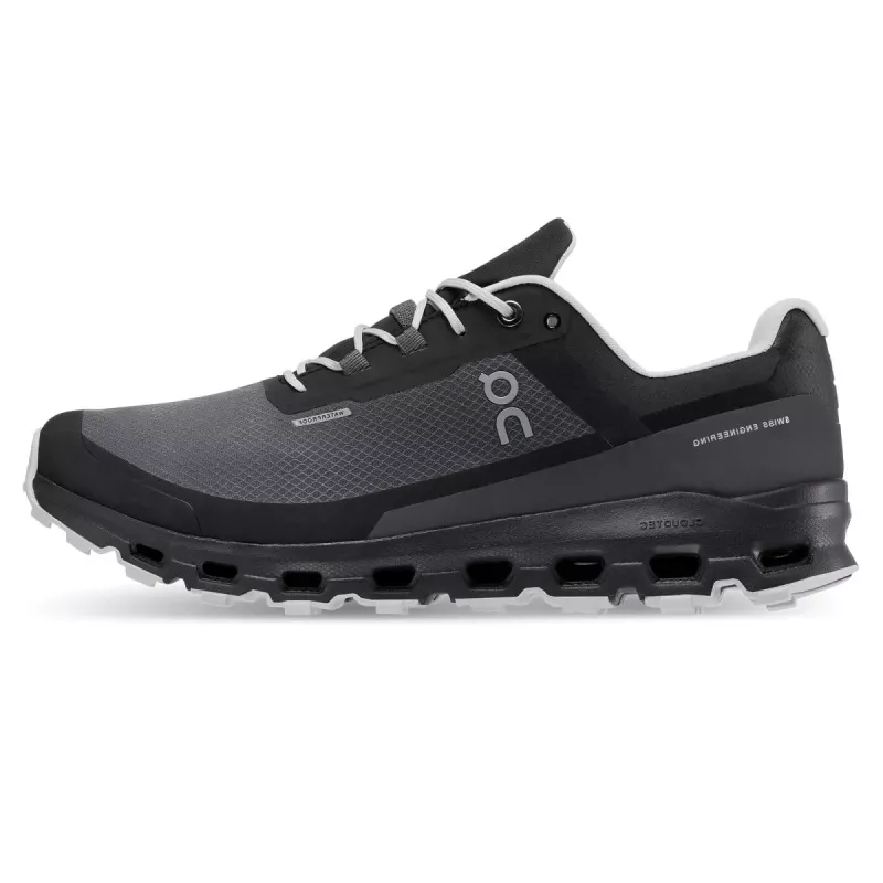 ON Cloudvista Waterproof Men's Trail Running Shoes Eclipse/Black