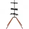 ONE FOR ALL universāls TV statīvs Quadpod 32-65 collu televizoriem, 30kg, VESA 400x400, melns