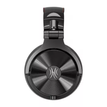 ONEODIO Studio Max 2 bezvadu austiņas, pāri ausīm, ar Bluetooth 5.2, 72 stundu akumulatoru, CVC 8.0 mikrofonu, salokāms dizains (melns)
