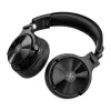 ONEODIO Studio Max 2 bezvadu austiņas, pāri ausīm, ar Bluetooth 5.2, 72 stundu akumulatoru, CVC 8.0 mikrofonu, salokāms dizains (melns)