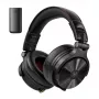 ONEODIO Studio Max 2 bezvadu austiņas, pāri ausīm, ar Bluetooth 5.2, 72 stundu akumulatoru, CVC 8.0 mikrofonu, salokāms dizains (melns)