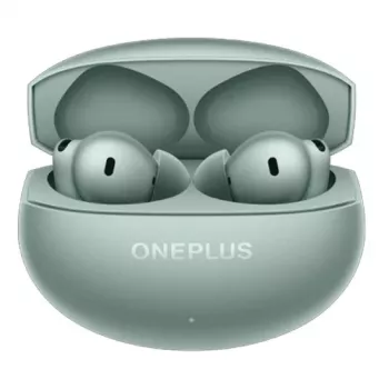 OnePlus Buds 4 Green True Wireless Noise Cancelling Earbuds with Coaxial Dual Drivers, 49dB ANC, 44h Battery, IP55, Bluetooth 5.3, LHDC, Spatial Audio, Clear Sea Blue