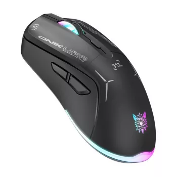 ONIKUMA CW917 2.4G bezvadu + vadu spēļu pele (Melna)