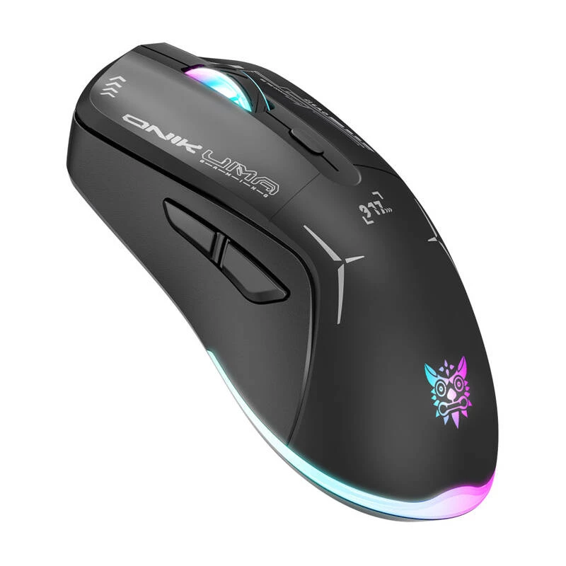 ONIKUMA CW917 2.4G bezvadu + vadu spēļu pele (Melna)