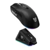 ONIKUMA DM07 RGB spēļu pele melna 6400 DPI vadu optiskā 7 pogas