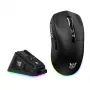 ONIKUMA DM07 RGB spēļu pele melna 6400 DPI vadu optiskā 7 pogas