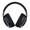 ONIKUMA GT805 Vadu spēļu austiņas ar RGB LED, 50mm draiveriem, elastīgu mikrofonu (melna)