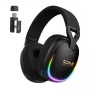 ONIKUMA GT805 Vadu spēļu austiņas ar RGB LED, 50mm draiveriem, elastīgu mikrofonu (melna)