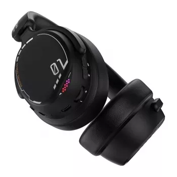 ONIKUMA GT886 spēļu austiņas pār auss vadu RGB LED 50mm draiveri melnas