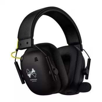 ONIKUMA GT888 spēļu austiņas (melnas) - vadu pārgalvas RGB austiņas ar 50mm draiveriem, 3,5mm un USB