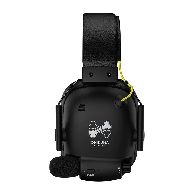 ONIKUMA GT888 spēļu austiņas (melnas) - vadu pārgalvas RGB austiņas ar 50mm draiveriem, 3,5mm un USB