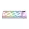 ONIKUMA MT902 Gaming Keyboard (White) - Mechanical, Outemu Blue Switches, RGB Backlit, Full-Size, Wired USB