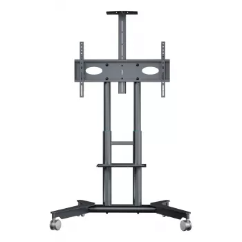 ONKRON TS1571-G mobilais TV statīvs 32–75 collu televizoriem, 50 kg kravnesība, grafīta krāsa, regulējams augstums