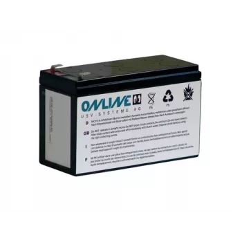 Online USV rezerves akumulators YUNTO 800 (12V 9Ah, VRLA AGM)