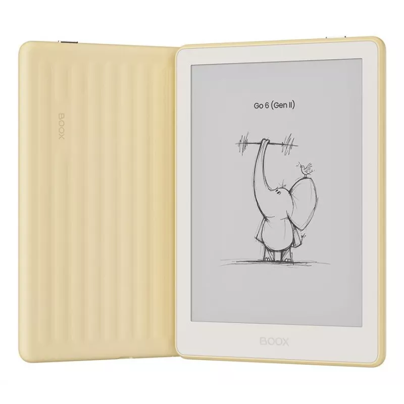 ONYX BOOX Go 6 (Gen II) 6 collu e-grāmatu lasītājs ar E Ink Carta 1200, 4GB RAM, 64GB atmiņu, Android 12, Wi-Fi un Bluetooth