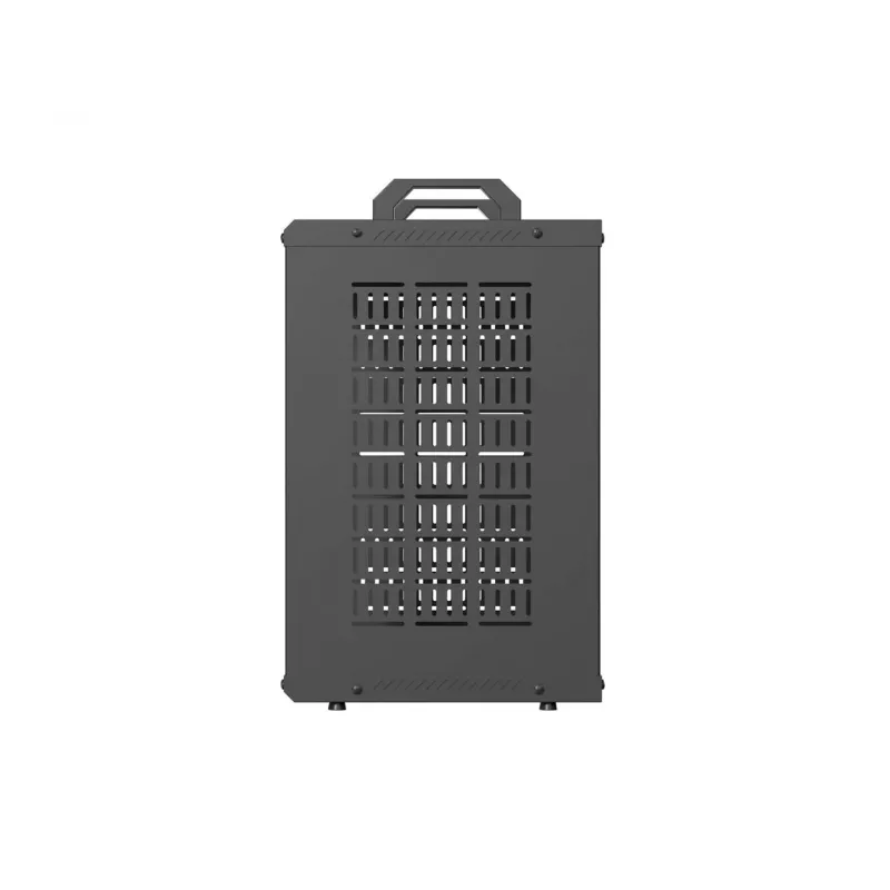 Open Rack 10 9U 280x300 melns pie sienas stiprināms atvērta rāmja statīvs