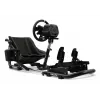Oplite 104317 NitroKart V2 Racing Cockpit – Melna tērauda simreces karkass ar atgāžamu sacīkšu sēdekli