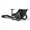 Oplite 104317 NitroKart V2 Racing Cockpit – Melna tērauda simreces karkass ar atgāžamu sacīkšu sēdekli
