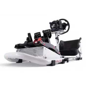 Oplite 104318 Racing Cockpit – Sim Racing šasija ar regulējamiem stūres un pedāļu stiprinājumiem