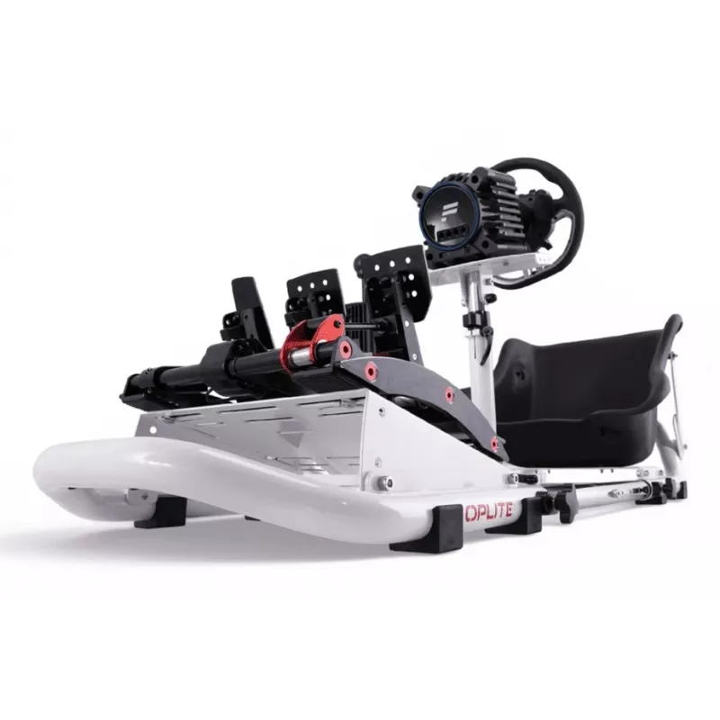 Oplite 104318 Racing Cockpit – Sim Racing šasija ar regulējamiem stūres un pedāļu stiprinājumiem