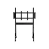 Oplite Nitrokart Monitor Stand V2 melns - viena monitora grīdas statīvs lidojumu un sacīkšu simulatoriem, līdz 49 collām, VESA 75x75 līdz 200x200, augstuma regulēšana 700-1000mm, slīpums/griešana/rotācija, tērauds