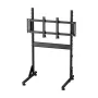 Oplite Nitrokart Monitor Stand V2 melns - viena monitora grīdas statīvs lidojumu un sacīkšu simulatoriem, līdz 49 collām, VESA 75x75 līdz 200x200, augstuma regulēšana 700-1000mm, slīpums/griešana/rotācija, tērauds