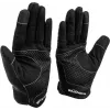Oplite OP-GLOVE M Sim Racing Cimdi - Melns - Mākslīgā āda - Poliesters - Silikons - Spandekss - 100 mm - 224 mm - 150 g