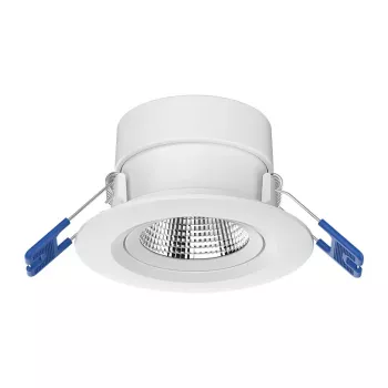 OPPLE Lighting Chiara Iegremontējami Griestu Prožektors 9W 675lm 3000K Silta Balta 36° Triac Dimmable Balta