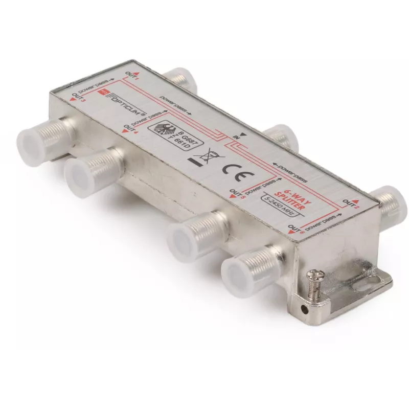 OPTICUM 1x6 DVB-T/SAT signālu sadalītājs 5-2400 MHz