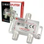 OPTICUM ANT0041 2 virzienu satelīta un zemes TV signāla sadalītājs, 5-2400 MHz, F-tipa, DC caurlaide