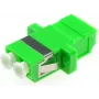 OPTIX Qoltec LC/APC dupleksais vienmoda optiskās šķiedras adapteris