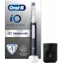 Oral-B iO White Clean elektriskā zobu birste, melna/balta ar ceļojumu futrāli