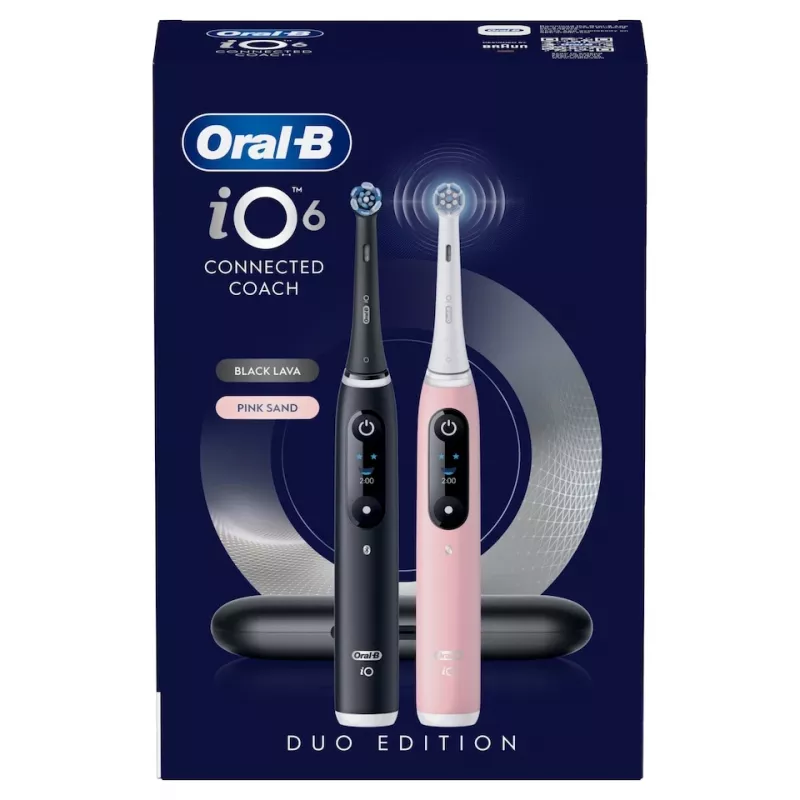 Oral-B PP/141/668532 Elektriskā zobu birste ar 3D tīrīšanas darbību, taimeri un spiediena sensoru, melna