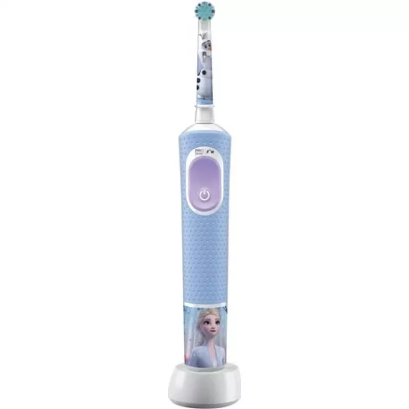 Oral-B Vitality PRO Kids Frozen elektriskā zobu birste bērniem, uzlādējama, 2 režīmi, 1 birstes galviņa, zila