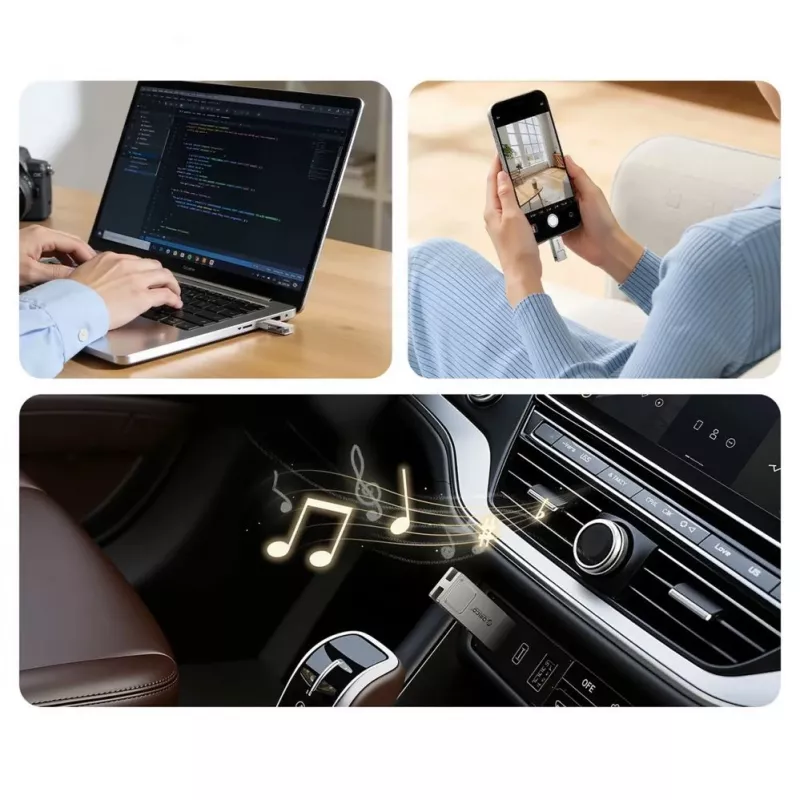 ORICO U301 64GB USB-A USB-C USB 3.2 Gen 1 zibatmiņa - Sudraba