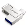 ORICO U301 64GB USB-A USB-C USB 3.2 Gen 1 zibatmiņa - Sudraba