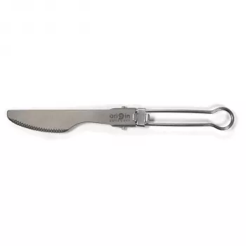 Origin Outdoors Titanium Minitrek katls 450 ml ar salokāmu rokturi un vāku