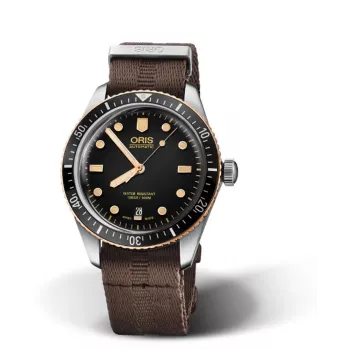 ORIS Aquis Date 43540752030 Vīriešu Automātiskais Pulkstenis 40mm Zils Ciparnīca Nerūsējošā Tērauda Rokasaproke