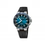 ORIS vīriešu niršanas pulkstenis 41350742274FC 41,50mm Automātisks Zils ciparnīca Zila gumijas siksniņa