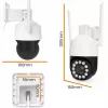 ORLLO TZ11 4K 8MP PTZ IP kamera ar Wi-Fi un 4G LTE, Tuya Smart, Pan-Tilt, āra novērošanai