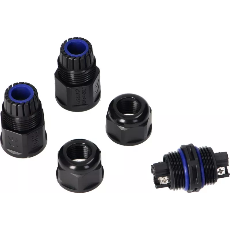 ORNO OR-AE-13601 Taisns kabeļa savienotājs IP68 3-polu 4mm² 450V/25A